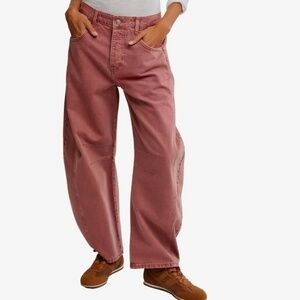 Like New Free People Barrel Jeans